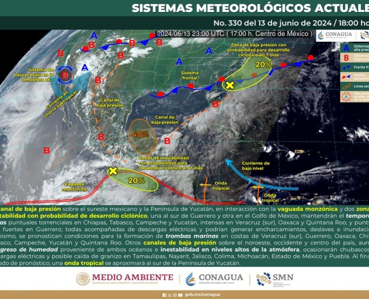 Alerta Meteorológica: Temporada de Lluvias Intensas y Posibles Ciclones en México
