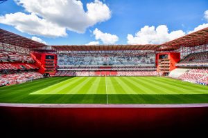 El Estadio La Bombonera de Toluca.