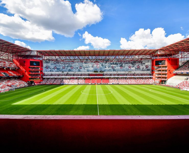 El Estadio La Bombonera de Toluca.