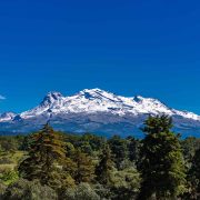 El Volcán Iztaccíhuatl.