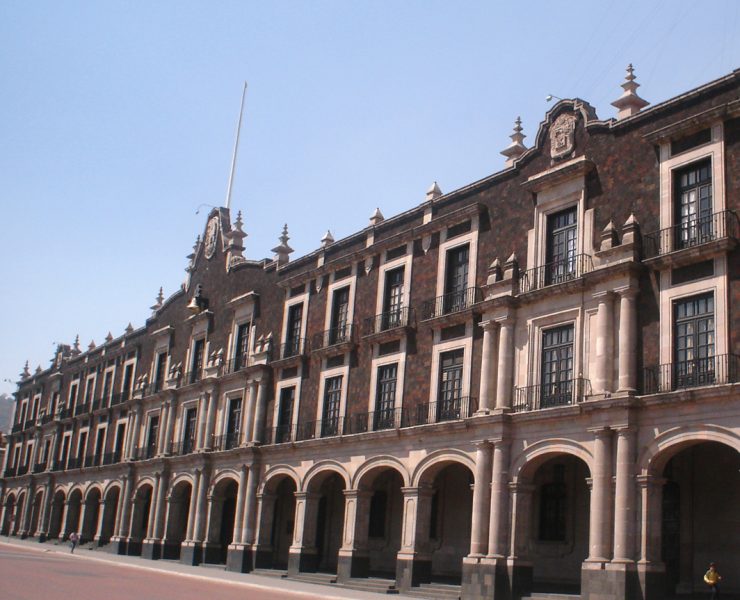 El Palacio de Gobierno de Toluca.