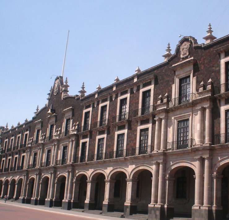El Palacio de Gobierno de Toluca.