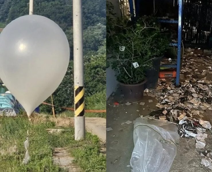 Seúl recibió 5000 globos con basura proveniente del Norte