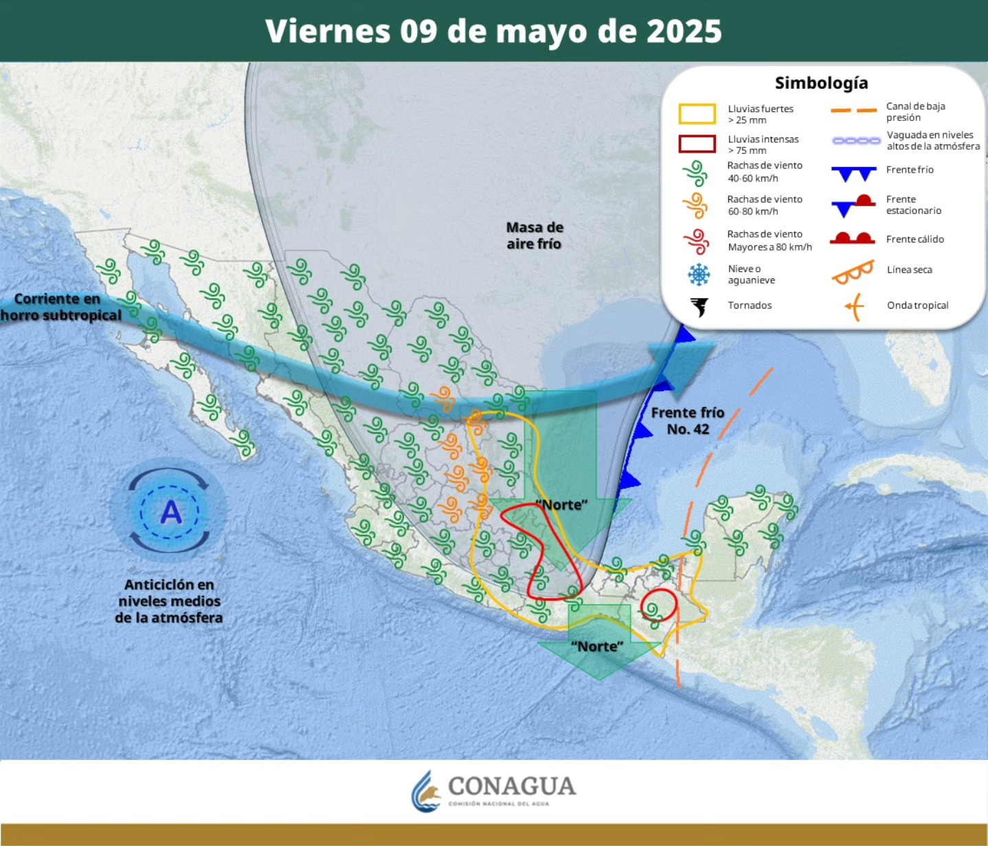 Lluvias fuertes