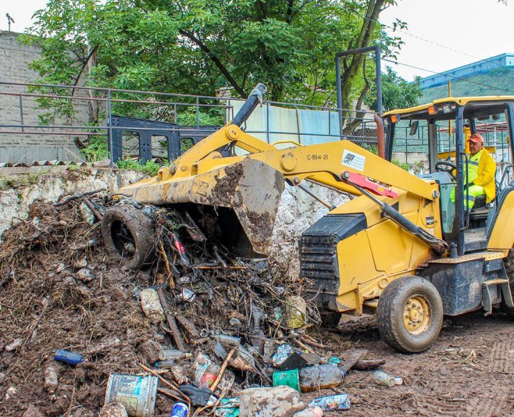 75 toneladas de basura