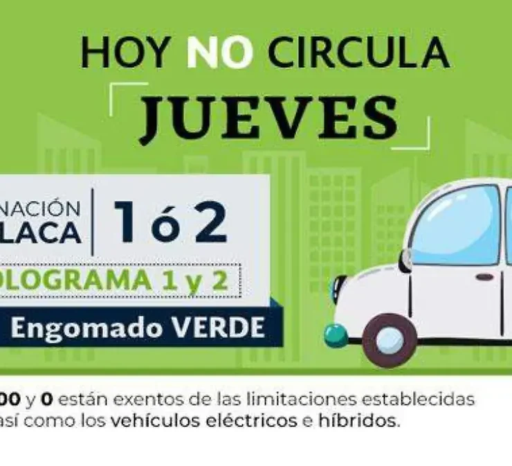 amplían hoy no circula