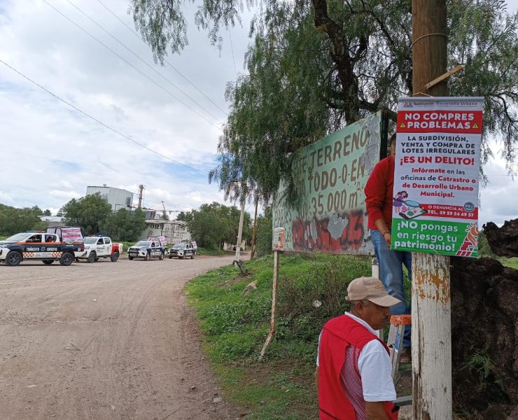 venta irregular de terrenos