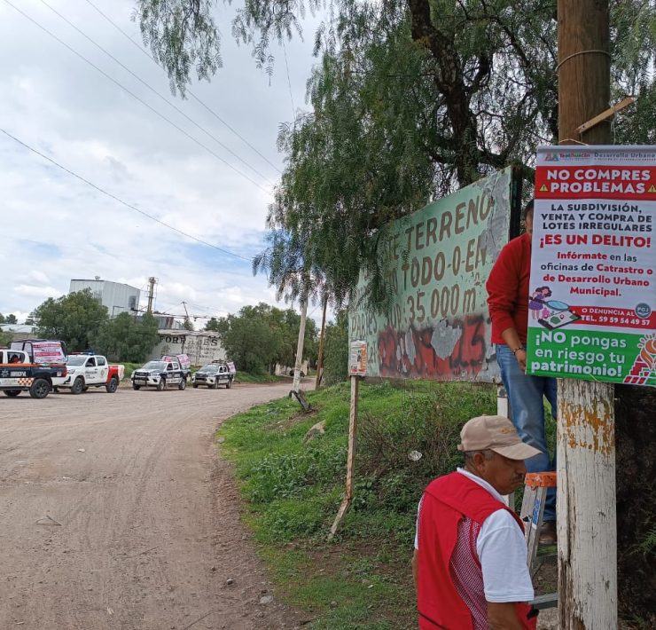 venta irregular de terrenos