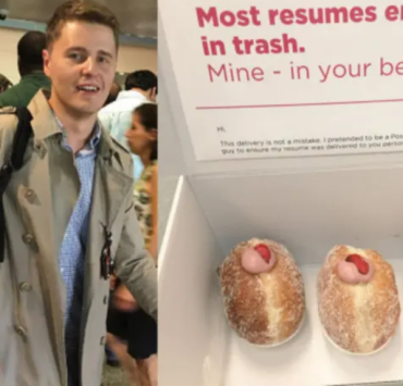 Jóven entrega su curriculum con donas y recibe varias ofertas por pensar diferente