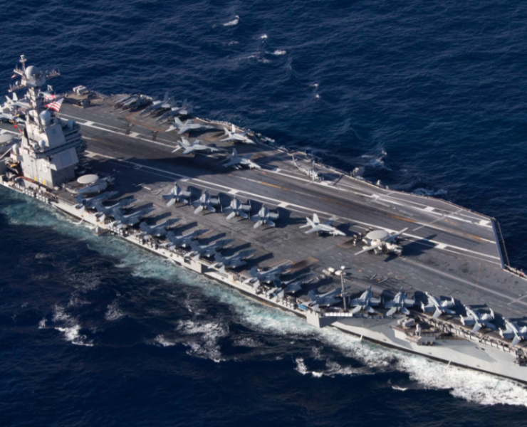 EEUU desplegó el buque más grande en el Caribe para aumentar su presencia