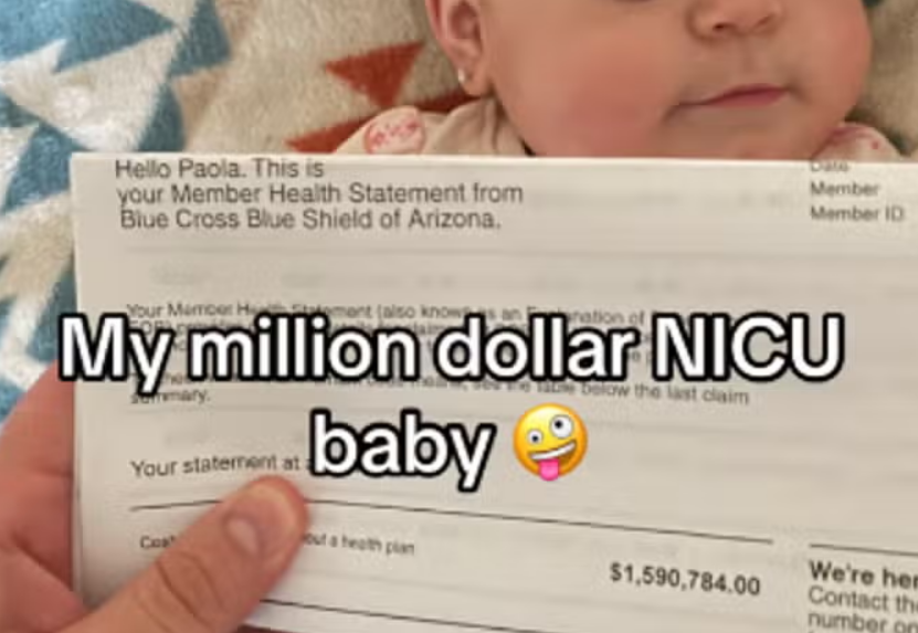 Mujer recibe deuda millonaria por dar a luz: el costo real
