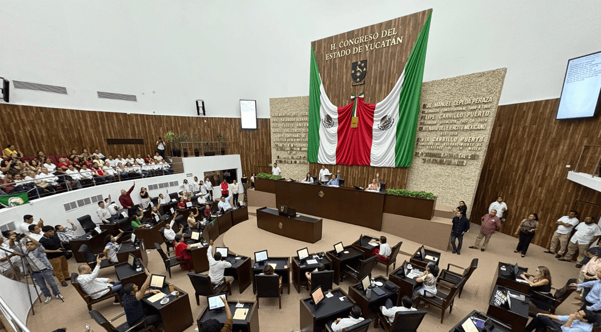 Congreso de Yucatán aprueba por mayoría la reforma a la Ley del ISSTEY