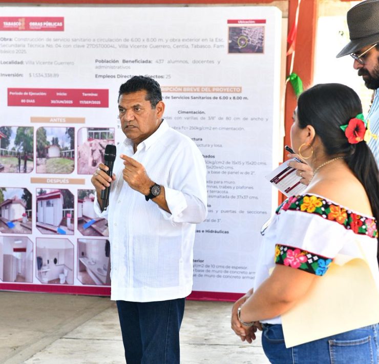 Mayor inversión al sector educativo en Centla