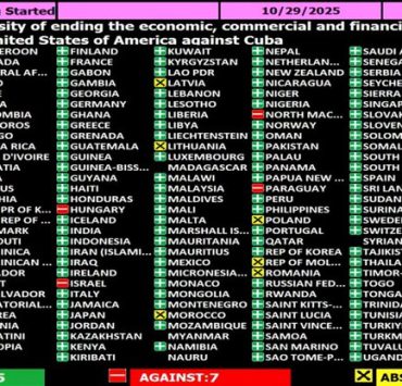 México reitera su llamado al fin del bloqueo comercial contra Cuba ante la ONU