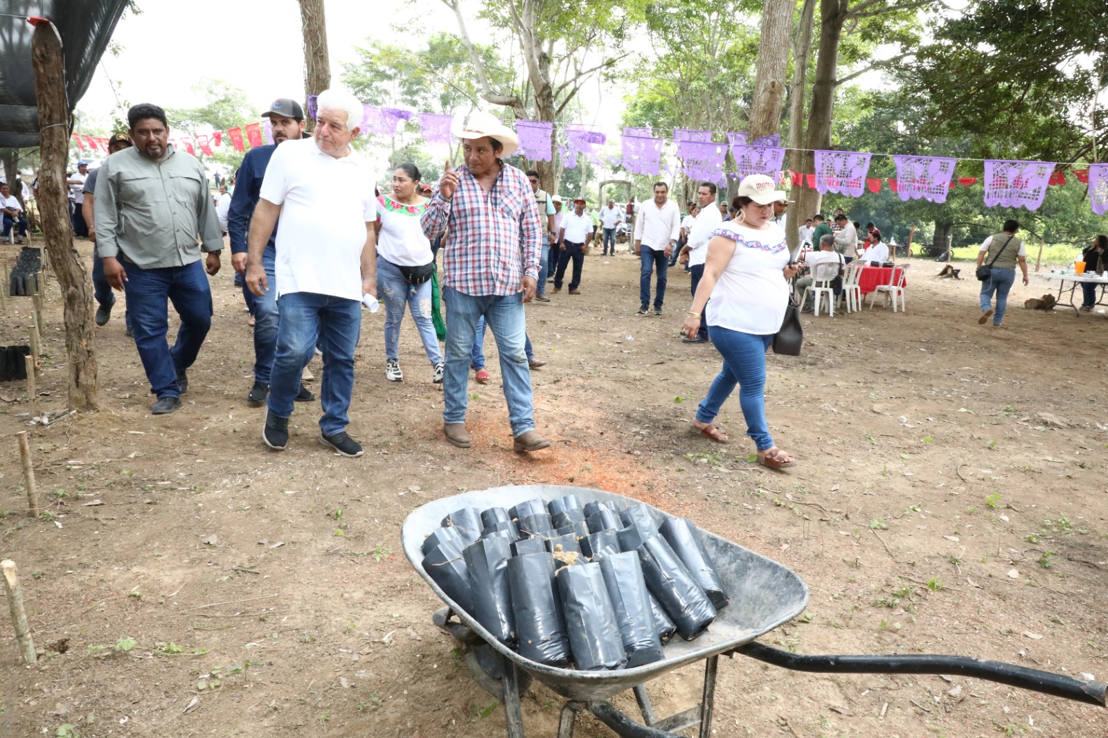 A la inauguración del nuevo CAC asistió como invitado especial José Ramiro López Obrador
