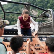 Sheinbaum supervisó en Huehuetla