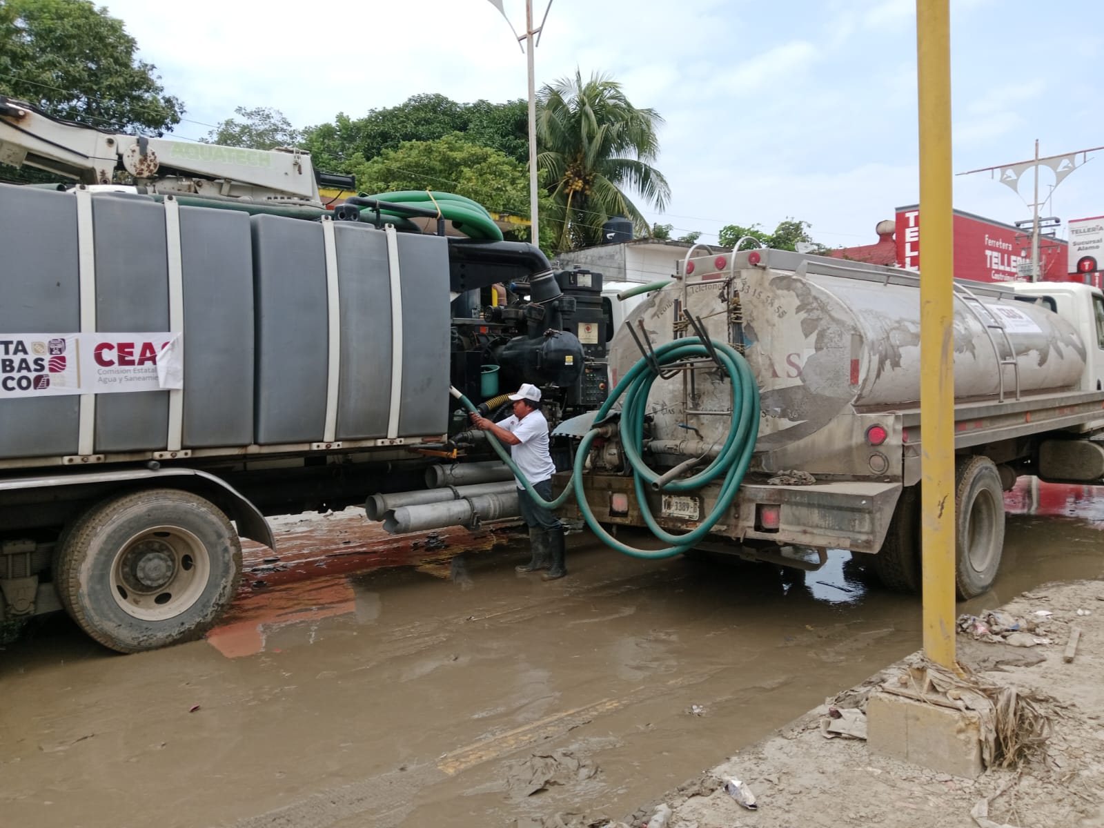 apoyo a los afectados por las lluvias en Veracruz