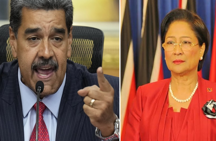 Venezuela contra Trinidad y Tobago, Maduro declara a la primera ministra como Persona Non Grata