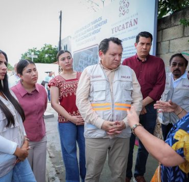 Díaz Mena recorre el sur de Mérida para acelerar mejoras viales y transformar las colonias