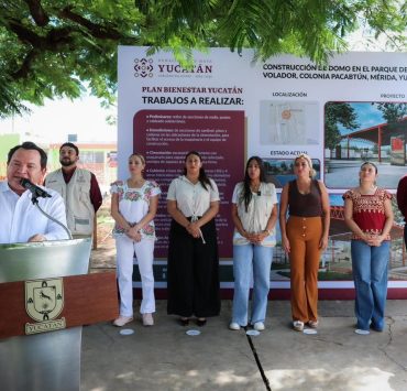El parque El Pez Volador tendrá domo gracias al Plan Bienestar Mérida