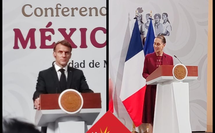 Intercambio de códices y nueva agenda estratégica marcan el encuentro entre Claudia Sheinbaum y Emmanuel Macron en Palacio Nacional