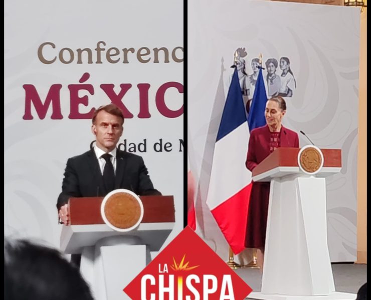 Intercambio de códices y nueva agenda estratégica marcan el encuentro entre Claudia Sheinbaum y Emmanuel Macron en Palacio Nacional