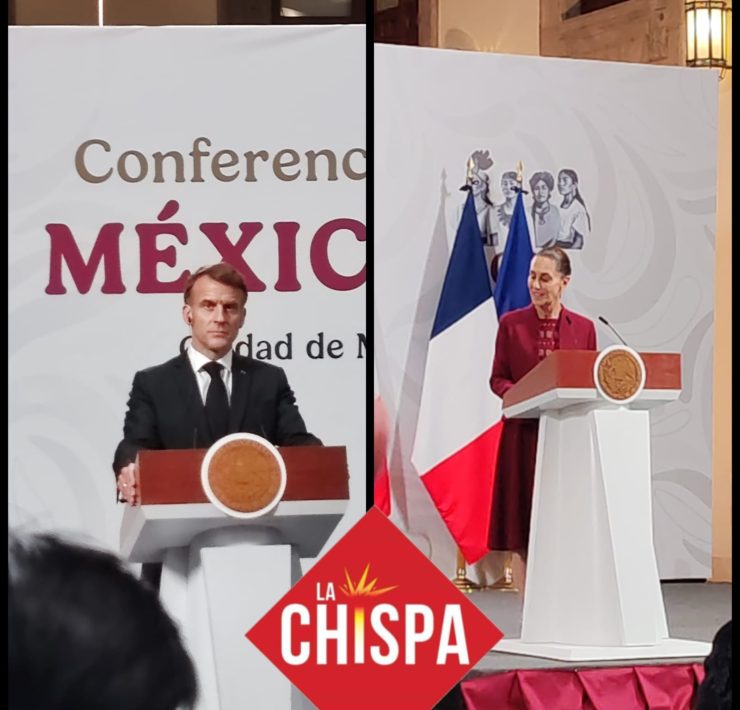 Intercambio de códices y nueva agenda estratégica marcan el encuentro entre Claudia Sheinbaum y Emmanuel Macron en Palacio Nacional