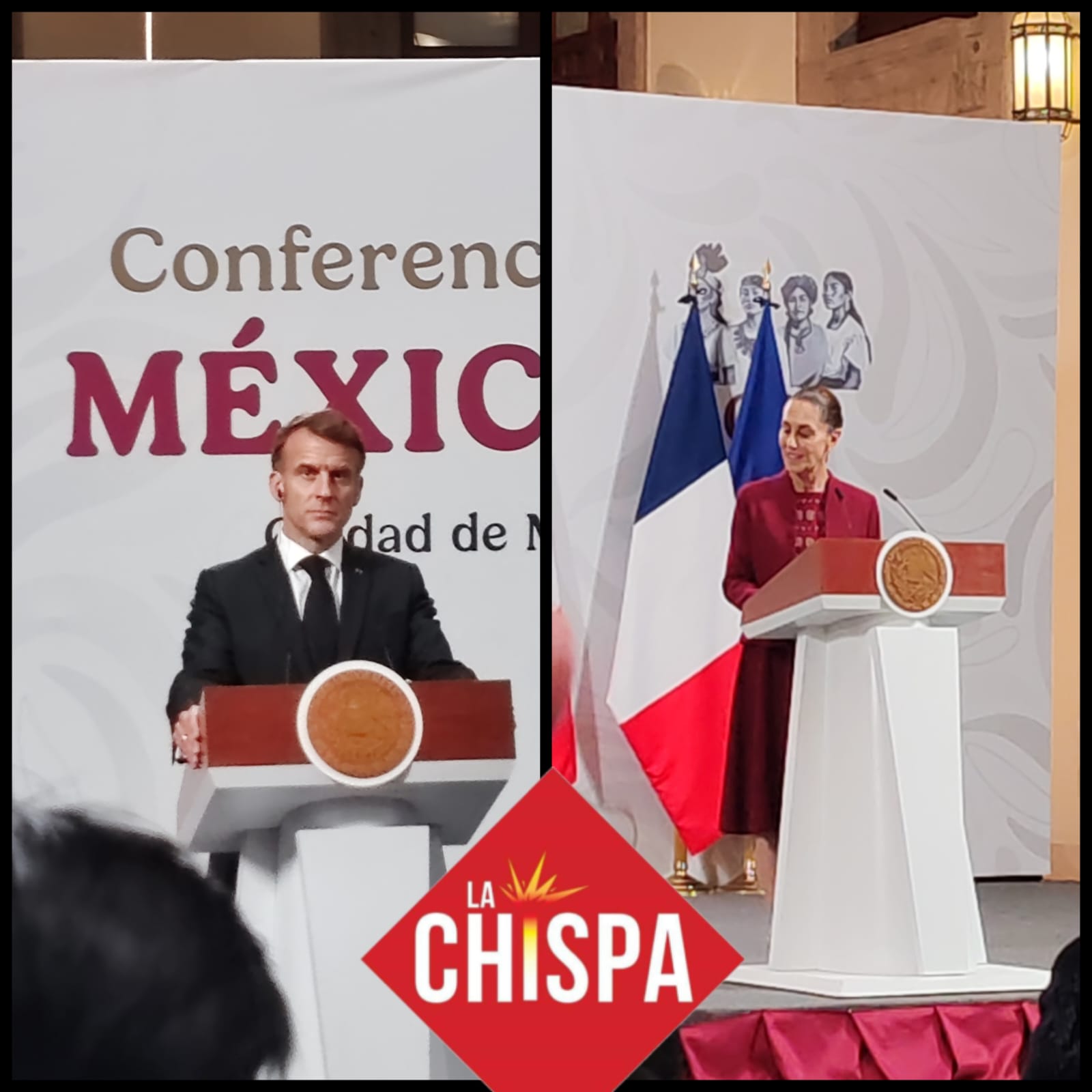 Intercambio de códices y nueva agenda estratégica marcan el encuentro entre Claudia Sheinbaum y Emmanuel Macron en Palacio Nacional
