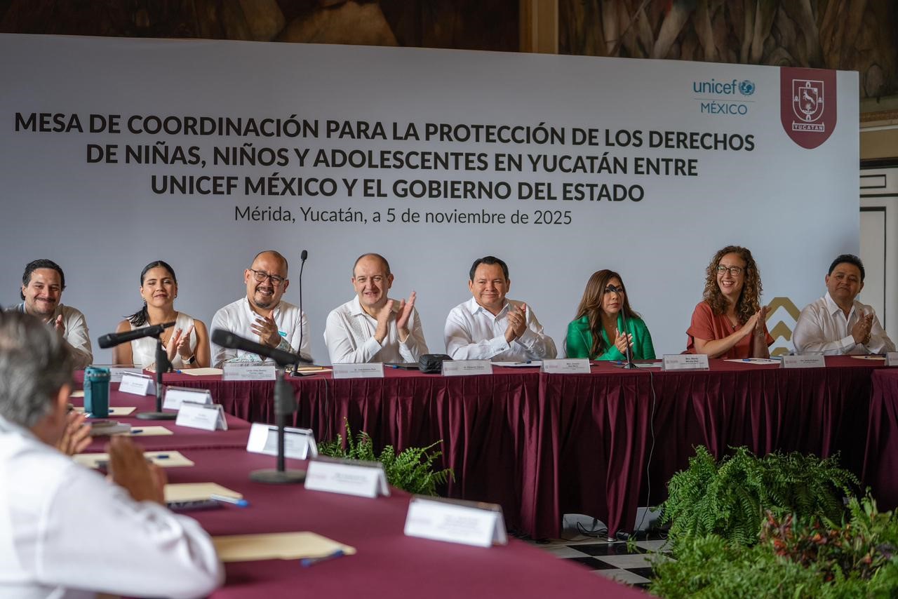 Yucatán y UNICEF unen fuerzas por una infancia más protegida