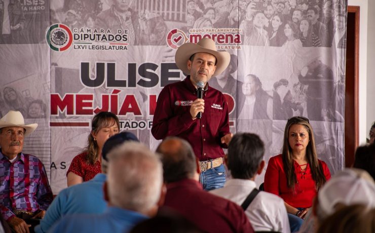 Ulises Mejía impulsa agenda de agroindustria